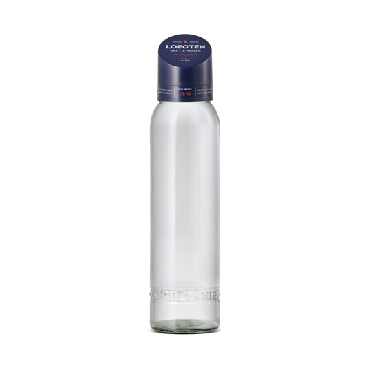 Lofoten Water Glass Blue Cap (Still)